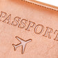 High-quality multifunctional passport holder made of PU leather