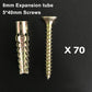 🔥Hot Sale🔥Upgraded Serrated Iron Expansion Screw