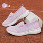 Breathable flat sole slip-on women's shoes