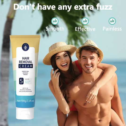 🌟LAST DAY SALE: ONLY ￡9.99!!🎁✨Painless Full Body Hair Removal Cream for Men & Women– Skin-friendly for all areas🌿