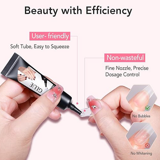 🔥Buy 1 Get 1 Free🔥 Extra Strong Fast-Drying Semi-Solid Nail Glue & Remover Set