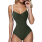 Silky Sun-Protective Waist-Cinching Swimsuit
