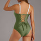 Silky Sun-Protective Waist-Cinching Swimsuit