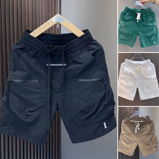 ⏰ 50% OFF – New Arrival 👖☀️ Men's Casual Waisted Comfort Shorts – Stretchy Waist, All-Day Ease! | Lightweight & Breathable for Summer 🏖️🌊