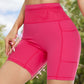 Compression Shorts with Pockets for Workout & Running