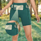 Compression Shorts with Pockets for Workout & Running
