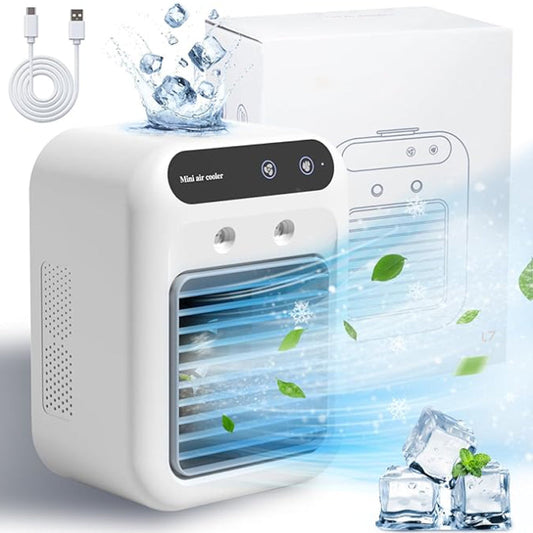 ❄️Summer Half-Price❄️Mini Portable Air Conditioner with Cooling and Humidifying Functions