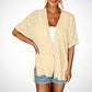 🔥Summer Hot Sale 70％ OFF🏳️‍🌈2025 New Stylish Flowy Short Sleeve Cardigan