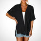 🔥Summer Hot Sale 70％ OFF🏳️‍🌈2025 New Stylish Flowy Short Sleeve Cardigan