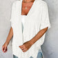 🔥Summer Hot Sale 70％ OFF🏳️‍🌈2025 New Stylish Flowy Short Sleeve Cardigan
