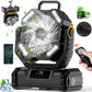 Portable Oscillating Fan with Remote Control