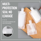(🌷Super practical stuff ) Portable Travel Fluid Makeup Packing Bag(10 Pcs）