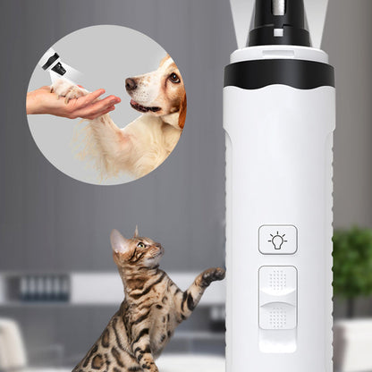 2-Speed Pet Nail Grinder with LED Lights