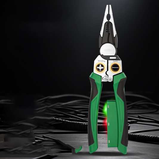 💥Hot Sale 50% Off⏳Multi-Functional Wire Stripper Scissors With Electrical Test