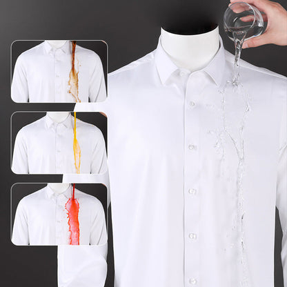 Stain-resistant Waterproof Men's Stretch Business Shirt