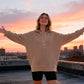 🎉 LIMITED TIME 70% OFF! 🧥 Women's Fashion Long Sleeve Hoodie – V-Neck Button Detail, Relaxed Fit & Side Slits – Effortlessly Chic 🌸✨