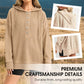 🎉 LIMITED TIME 70% OFF! 🧥 Women's Fashion Long Sleeve Hoodie – V-Neck Button Detail, Relaxed Fit & Side Slits – Effortlessly Chic 🌸✨