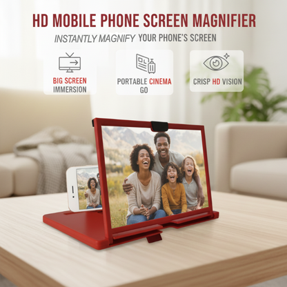 🎬📱Last Day Only £6.99!🔥HD Mobile Phone Screen Magnifier⚡✨