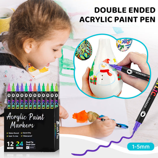 🎁Christmas Gift Idea 49%🎄Dual Tip Acrylic Paint Markers