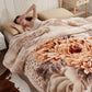 Luxury Printed King-Size Blanket for Bed