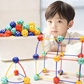 3D Geometric Interlocking Stick Set for Kids