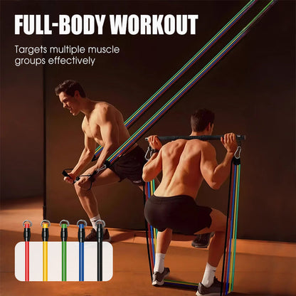 13PCS Resistance Band Set with Handle for Home Gym