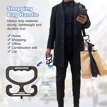 Ergonomic Grocery Bag Carrier for Shopping & Travel