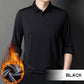 Men's Solid Color Thickened Lapel Shirt