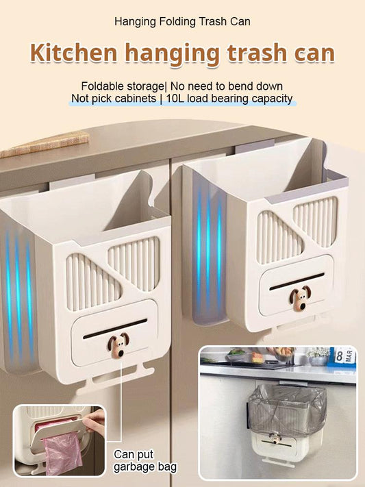 🔥While Supplies Last 48% OFF!🎉 Folding Hanging Kitchen Waste Trash Can