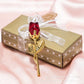 💖 Eternal Love Metal Crystal Rose