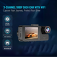 🥳2026 HOT SALE🥳💞50K+ SOLD!🚙📲 50% OFF! 3‑Cam Dash Cam with WiFi – 1080P HD, night vision. Live view on phone, no missed moments. A smarter witness. 🛣️✅