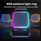 💎 5-IN-1 WIRELESS SPEAKER STAND! 💎 Induction Audio, Phone Holder & Ambient Light