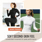 Quick-Dry Yoga Top with Half-Zip Stand Collar