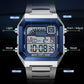 🔥Limited-time offer-Unisex-Digitaluhr mit quadratischem Display und Leuchtanzeige