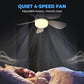 🌬️🌞New Arrival Hot Sale - 40% OFF!🛋️2-in-1 Remote-Controlled Ceiling Fan with LED Light