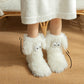 🏆🔥50K+ SOLD💕Women's Plush Slippers Socks Floor Socks Winter Home Indoor Thickened Fleece-Lined Anti-Slip Adult Women's Plush Snow Socks Shoe Covers