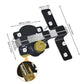 Heavy-Duty Long Throw Gate Lock – Dual-Sided Key, 5 Keys Included