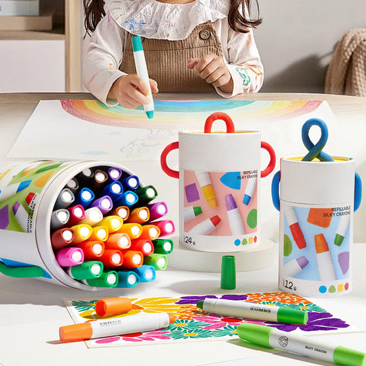 ⚡50K+ SOLD!👍🏻Washable Quick Drying Non-Toxic Oil Pastels Set