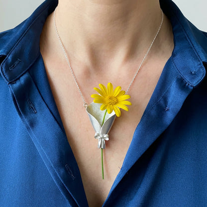 💎 Buy 1 Get 1 Free! 💎 DIY Bouquet Necklace – Wearable Floral Art, Hypoallergenic & Customizable with Real Flowers 💐✨