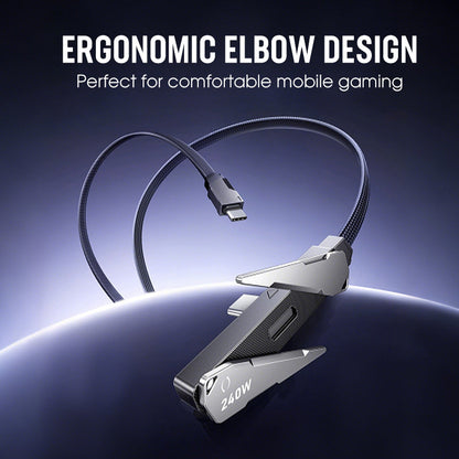2-in-1 Fast Charging Cable with Mobile Phone Stand