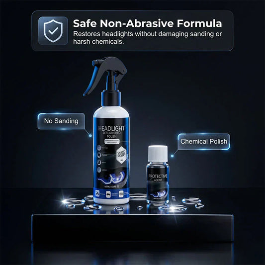 🏆LAST DAY SALE: ONLY ￡9.99!!🚗 🔆Professional Car Headlight Restoration Kit