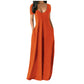 📢📢50% OFF !! ⏰Women's Round Neck Short Sleeve Casual Soft Fabric Long Dress