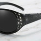 🥳2026 HOT SALE🥳💞50K+ SOLD!🌸✨ 50% OFF! Retro Oversized Sunglasses – Polarized lenses cut glare, UV400 protection. Rhinestone details for a touch of glamour. Flattering for all face shapes. A stylish essential. 🕶️💎
