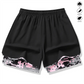 ✨Last Day Special Price £9.99!!💥Women's Casual Athletic Shorts with Built-in Liner