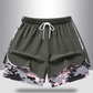 ✨Last Day Special Price £9.99!!💥Women's Casual Athletic Shorts with Built-in Liner