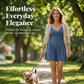 🥳Last Day Special Price ￡13.99!!🌿 50% OFF! Women‘s Ribbed Knit Romper – Breathable & skin-friendly, keeps shape. Flared skirt with hidden shorts, no riding up. 6 colors. Effortless everyday elegance. 👙✅