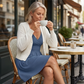 🥳Last Day Special Price ￡13.99!!🌿 50% OFF! Women‘s Ribbed Knit Romper – Breathable & skin-friendly, keeps shape. Flared skirt with hidden shorts, no riding up. 6 colors. Effortless everyday elegance. 👙✅