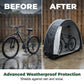 🥳2026 HOT SALE🥳💞50K+ SOLD!⛺☔ 50% OFF! Outdoor Bike Storage Tent – Waterproof & UV‑protected Oxford fabric. Holds 2 adult bikes or a lawnmower – keep your gear safe all year! 🚲✨