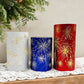 Festive Flameless Fireworks Candle Lamp