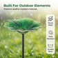 Vibrant Garden Flower Stake Bird Feeder